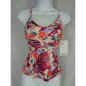 Athleta Floral Daybreak Triangle Tankini Swim Top Size XXS New